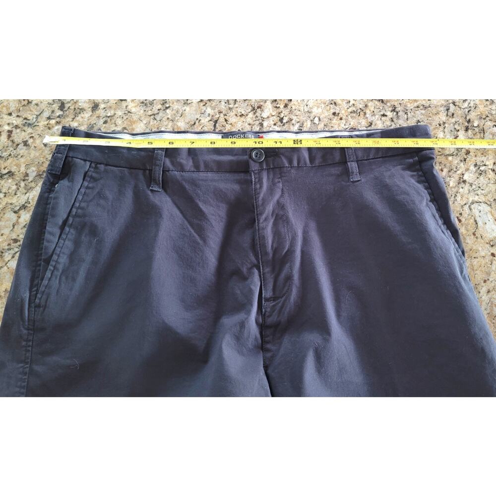 NWT Mens Dockers Ultimate Short Supreme Flex Black Shorts Smart Series Size: 36 - Picture 11 of 13